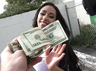 Sexy Bitch Fucked For Cash in a Jungle